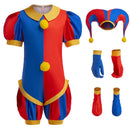 2024 New Magic Digital Circus cosplay costume children's clown suit jumpsuit set carnival Easter costume performance costume