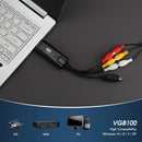 August VGB100 External USB2.0 Video Capture Card Transfer VHS Home Videos to PC/Capture Xbox 360/S-Video/Composite In