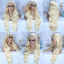 The Aurora Cascade | 30-Inch 613 Blonde HD Lace Front Wig, 13x4 13x6 360 Body Wave Human Hair