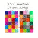 5mm/2.6mm 24/48/72 Color Hama Beads 3D Puzzle DIY Toy Ironing Quality Guarantee Perler Fuse Beads Educational Handmade Craft Toy