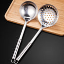 5PCS/SET 304 Stainless Steel Practical Spatula Kitchen Utensil Set Cooking Tool Slotted Turner Rice Spoon Ladle Cooking Tools
