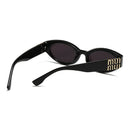 Glasses Stylish Fashion Designer Women Men Sunglasses Cute Oval Trending Shades Unisex Glamour Eyewear UV400