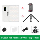 Ulanzi VL120 Full Color RGB Video Light 2500K-9000K LED Photography Lighting Dimmable Camera Light Live Vlog Fill Light