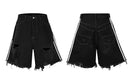 The Bawei | Slim-Fit Fringed Denim Short — High-Street Summer Statement