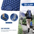 2 Person Camping Mat with Air Pillow Portable Air Mattress Waterproof Backpacking Sleeping Pad