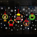 2025 New year Merry Christmas wall Window Stickers Elk Santa Claus Window Clings Decal Christmas Decoration For Home Navidad