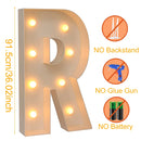 91.5CM DIY Name Giant Led Light Letter Frame Box Wedding Valentine's Day Party Decoration Anniversary Baby Shower Birthday Decor