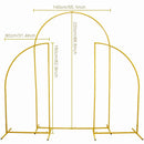 Crown Metal Arch Set Wedding Background Decorative Flower Stand Birthday Party Outdoor Balloon Ornament Irregular Shape