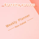 A5 2023 Planner Spiral Notebook 52 Weeks Daily Weekly Agenda Student Schedules Stationery Office School Supplies