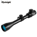 瞄准镜 3-9x40 步枪狙击镜 红/绿照明光学瞄准镜带支架 密位点 免费十字线