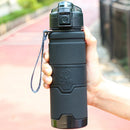 500ML Sports Water Bottle BPA Free Anti-fall Leak-proof Large Capacity Fitness Gym Bottle Tritan Plastic Portable Bottle Water