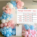 Beige Blue Balloons Garland Arch Kit Kids Boy One 1st Birthday Balloon Set Baby Shower Decoration Baptism Party Wedding