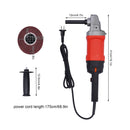 1580W Electric Brushing Machine Pure Copper Brushed Motor Handheld Wire Drawing Machine with Wheel