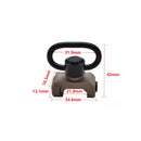 Quick Mount Base Strap CNC AR15 QD Sling Attachment Mount 20mm Picatinny Rail Hunting Accessories Mlok Keymod Attachment Adapter