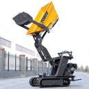 Factory Price Crawler Dumper 500kg Manual Tracked Dumper Agricultural Self Loading Hydraulic MINI Dump Truck customization Sale