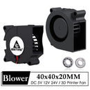 Gdstime 40mm Fan 4020 Fan 24V 12V 5V DC Cooling Fan 40MM*20MM Turbo Blower 4CM Cooler for 3D  Printer Part&Graphic Card Cooling