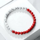 Countries Flag Color Beads Bracelet Natural Stone Palestine Arab Red Green Blue Malachite Bangles Patriot Jewelry Christmas Gift