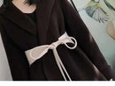 Fashion Tassel Lacing Waist Seal Women's Versatile Wide Waistband Decorative Dress Autumn and Winter Accessories New Belt