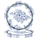 Chinese Style Blue and White Porcelain Paper Plates Tray Floral Party Picnic Wedding Birthday Children Disposable Tableware Dish