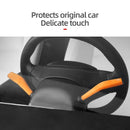 Betterhumz 汽车方向盘套 适用于特斯拉 Model 3 Model Y Alcantara 材质 柱式换挡旋钮饰件贴纸配件