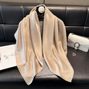 2025 Latest Women Silky Kerchief Shawl Ethnic Travel Scarves Bufanda Fashion Jacquard Scarf Printed Decorative Sun Protection
