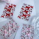 The Bow Heart Archive | 3D K-Pop Photocard Sticker Set for Scrapbooks, Journals & Phone Cases