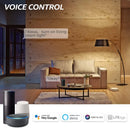 智能WiFi LED A19 灯泡，RGBCW 变色，兼容 Alexa 和 Google Home 及 Echo 助手，可调光，E26 灯座