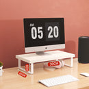 30/40/50cm Monitor Raised Shelf Office Laptop Bracket Desktop Computer  Stand Desktop Rack Home Storage Holders Organizer