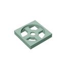 Gobricks GDS-949 Turntable 2 x 2 Plate, Base compatible with 3680  DIY Educational Building Blocks Technical