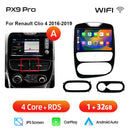 AWESAFE PX9 车载收音机 适用于 雷诺 Clio 4 2012-2019 无线 Carplay 屏幕 安卓自动立体声 GPS 导航 FM RDS BT SWC