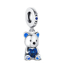 Hot Original Pendant S925 Sterling Silver Rabbit Charm Fit 3mm Bracelet Diy For Women Classic Easter egg beads Daily Gift Fine