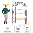 Metal Garden Plant Trellis for Clambing Plants Wedding Arch Frame
