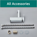 Shinesia Smart LCD Bathroom Basin Faucet Sink Faucet Touch Screen Brass Deck Mount Cold Hot Water Mixer Bathroom Crane
