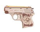Robotime Rokr 3D Wooden Puzzle Mini Toys Gun for Boys Man Building Block Kits Xmas Gifts for Family Easy Assemble LQ502