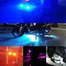 1个装汽车卡车游艇拖车灯底盘辉光LED灯防水LED霓虹灯适用于Jeep ATV UTV越野岩石灯