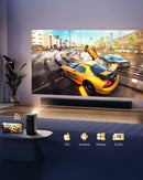 BYINTEK BOOK 1 P70X Portable Built-in Battery 4K Support 3D Wifi for Outdoor Movie Night Home Theater Projectors