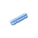 Gobricks 10PCS DIY Part 32062 High-Tech Axle 2 Notched Bricks Building Blocks Educational High-Tech Spare Kid Toy Boy Girls Gift