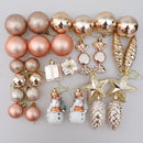 Christmas Tree Balls Red Candy Cane Hanging Ornament Big Pendants Set Christmas Decorations For Home 2024 Natal Navidad New Year