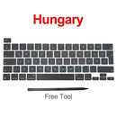 New Laptop A2338 Keycap Keys key Cap Keyboard Russian RU US UK French Spain Germany Italy For Macbook Pro Retina 13" M1 M2