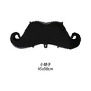 Best Dad Cup Aluminum Film Balloon Father's Day Party Decoration Blue Bowtie Beard Aluminum Foil Balloon