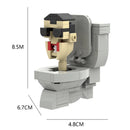 2024 Strengthen Skibidi New A Series of Toilet Man Drill Male Titan Man Female TV Personality Building Blocks Set Toys For Gift