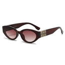 Glasses Stylish Fashion Designer Women Men Sunglasses Cute Oval Trending Shades Unisex Glamour Eyewear UV400