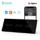 BSEED 涂鸦Zigbee智能滚筒快门开关电动窗帘开关智能家居Alexa