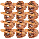Hanabass Mini Woven Basket Miniature Flower Basket Dollhouse Miniature Flower Basket Small Easter Candy Gift Basket Party Favors