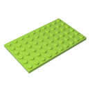 高砖 10个 MOC 板 6 x 10 兼容 3033 拼装颗粒积木零件 DIY积木块科技零件玩具