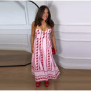 Fashion Women Floral Dress Sleeveless Spaghetti Strap Cinched Waist Slim Female Dress Chic Summer Vacation Clothes 2026 New
