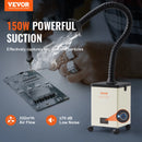 SucceBuy Solder Fume Extractor 100W/150W Smoke Extractor 332 m³/h Strong Suction Smoke Absorber Purifier for Engraving Welding