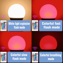 RGB Neon Light E27 Rainbow Lamp 220V LED Colorful Bulb With IR Remote Control 20W 25W Bombillas LED Christmas Holiday Decoration
