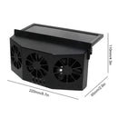 3-Head Cooling Fan USB Powered Car Air Purifier Radiator Fan Window Vent Cool Ventilation Interior Accessories