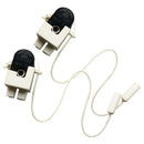 2 Pcs Repair Replacement Lamp Switches Cord-operated Switch For Office Single Pull Control Switch Eu Wall Led Lamp Light Cable